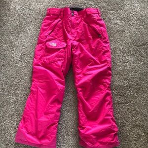 Girls North Face ski pants